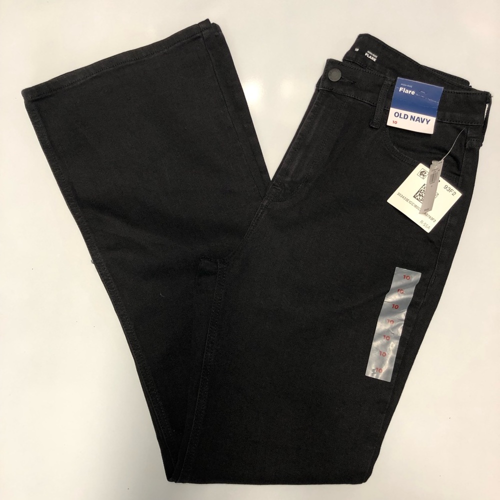 Old navy flare high rise jeans size 10